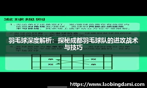 羽毛球深度解析：探秘成都羽毛球队的进攻战术与技巧