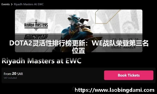DOTA2灵活性排行榜更新：WE战队荣登第三名位置